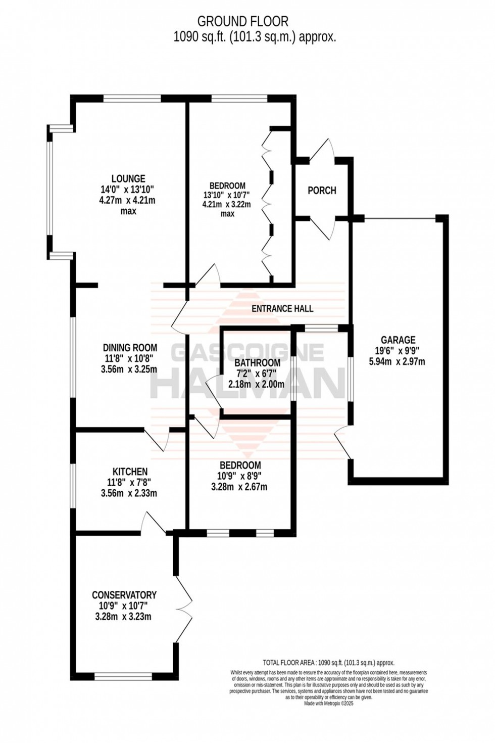 Floorplan for Goodwood Avenue, Manchester, M23