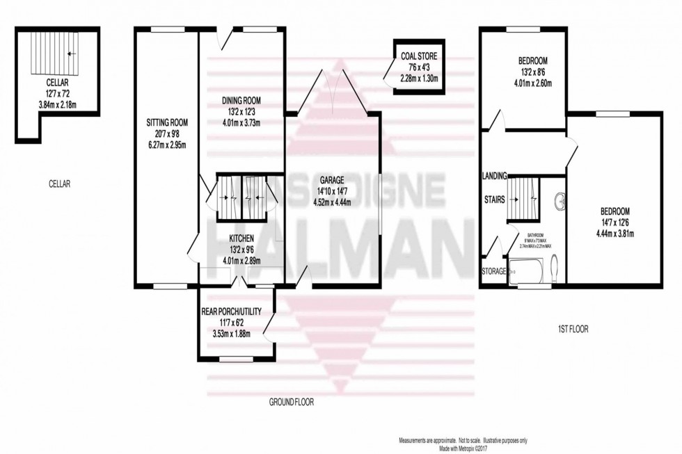 Floorplan for Old Road, Whaley Bridge, SK23