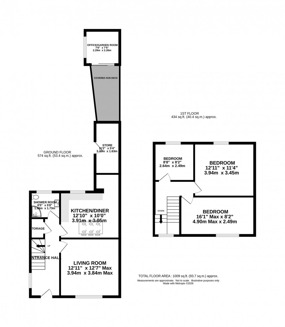 Floorplan for Bloomsbury Lane, Timperley, WA15