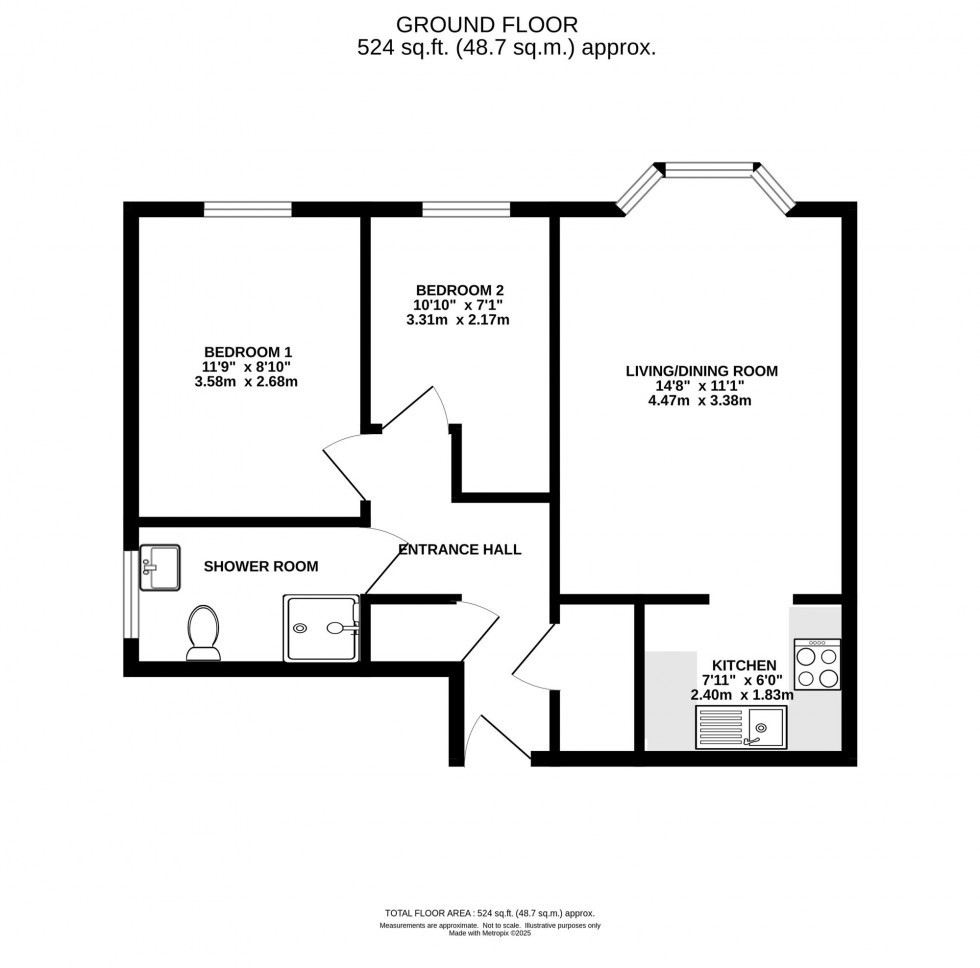 Floorplan for King Edward Road, Ash Court King Edward Road, WA16