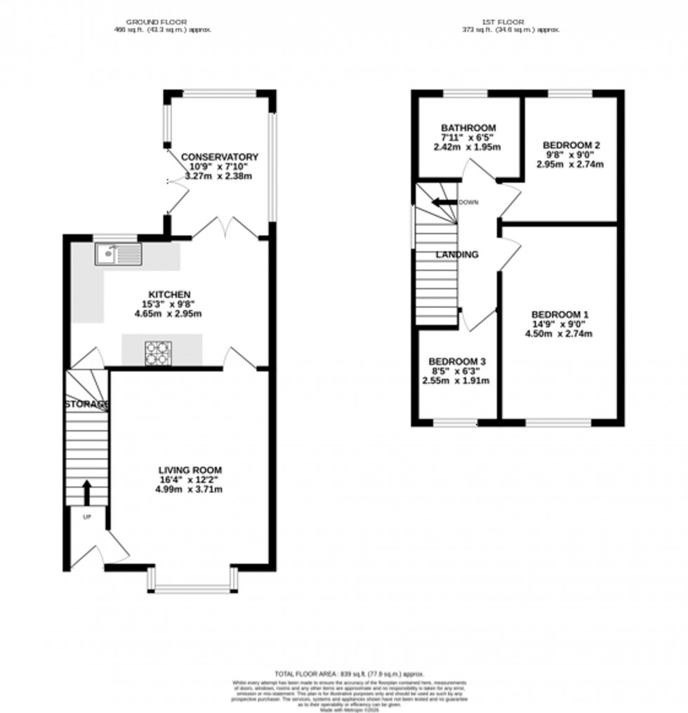 Floorplan for Whitesands Road, Lymm, WA13