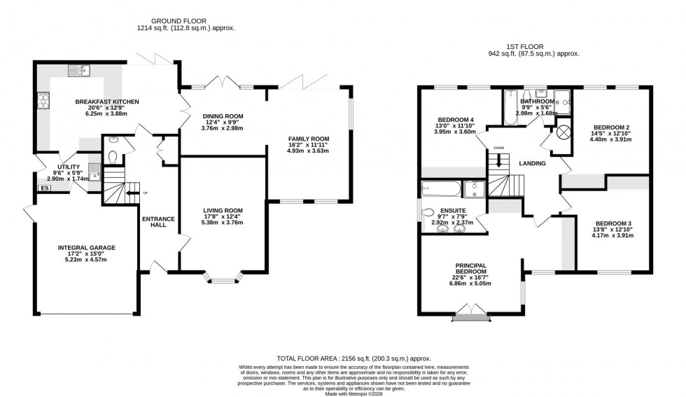 Floorplan for Bramwell Way, Wilmslow, SK9