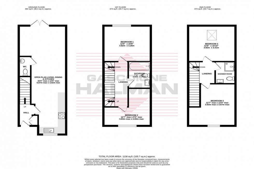 Floorplan for Beechwood Gardens, Heald Green, SK8