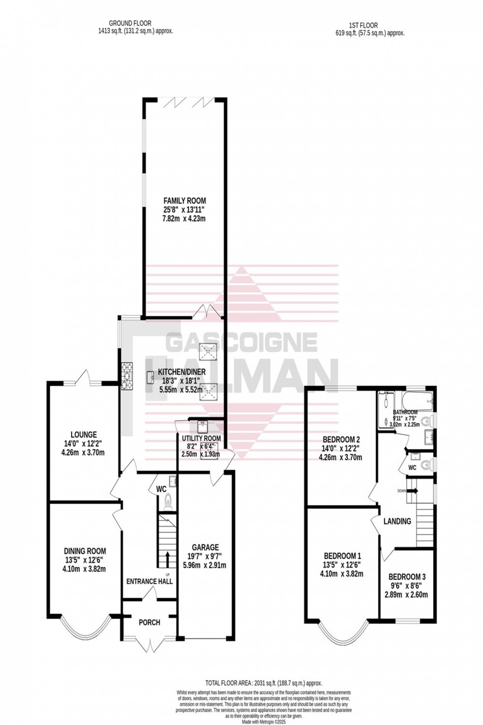 Floorplan for Altrincham Road, Gatley, SK8