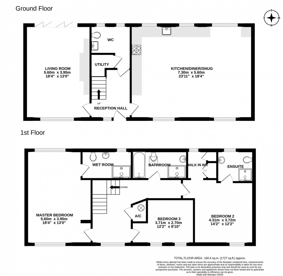 Floorplan for 8A Stretton Green, Tilston, SY14