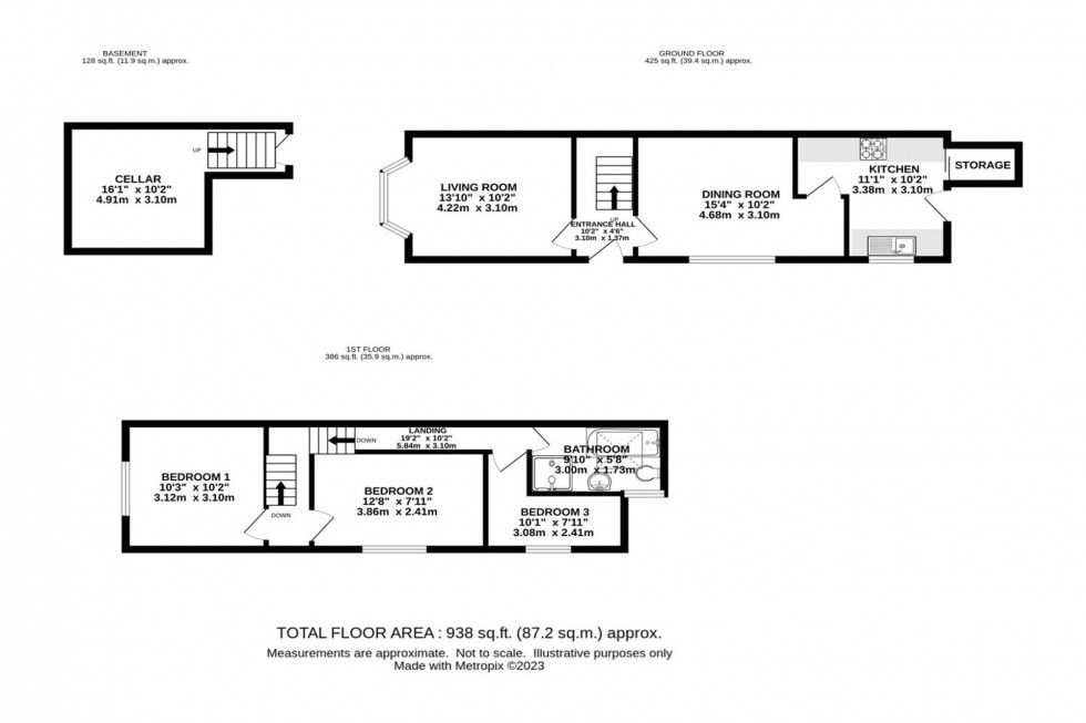 Floorplan for Albemarle Road, Chorlton, M21