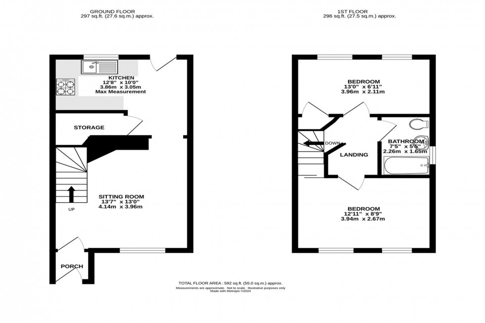 Floorplan for Woodbrook, Whaley Bridge, SK23
