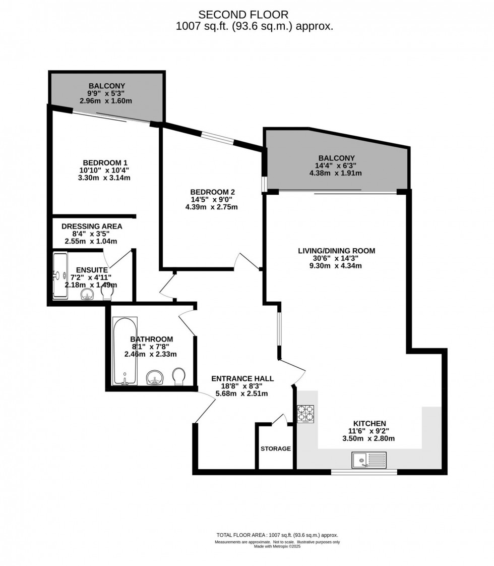 Floorplan for Montmano Drive, West Didsbury, M20
