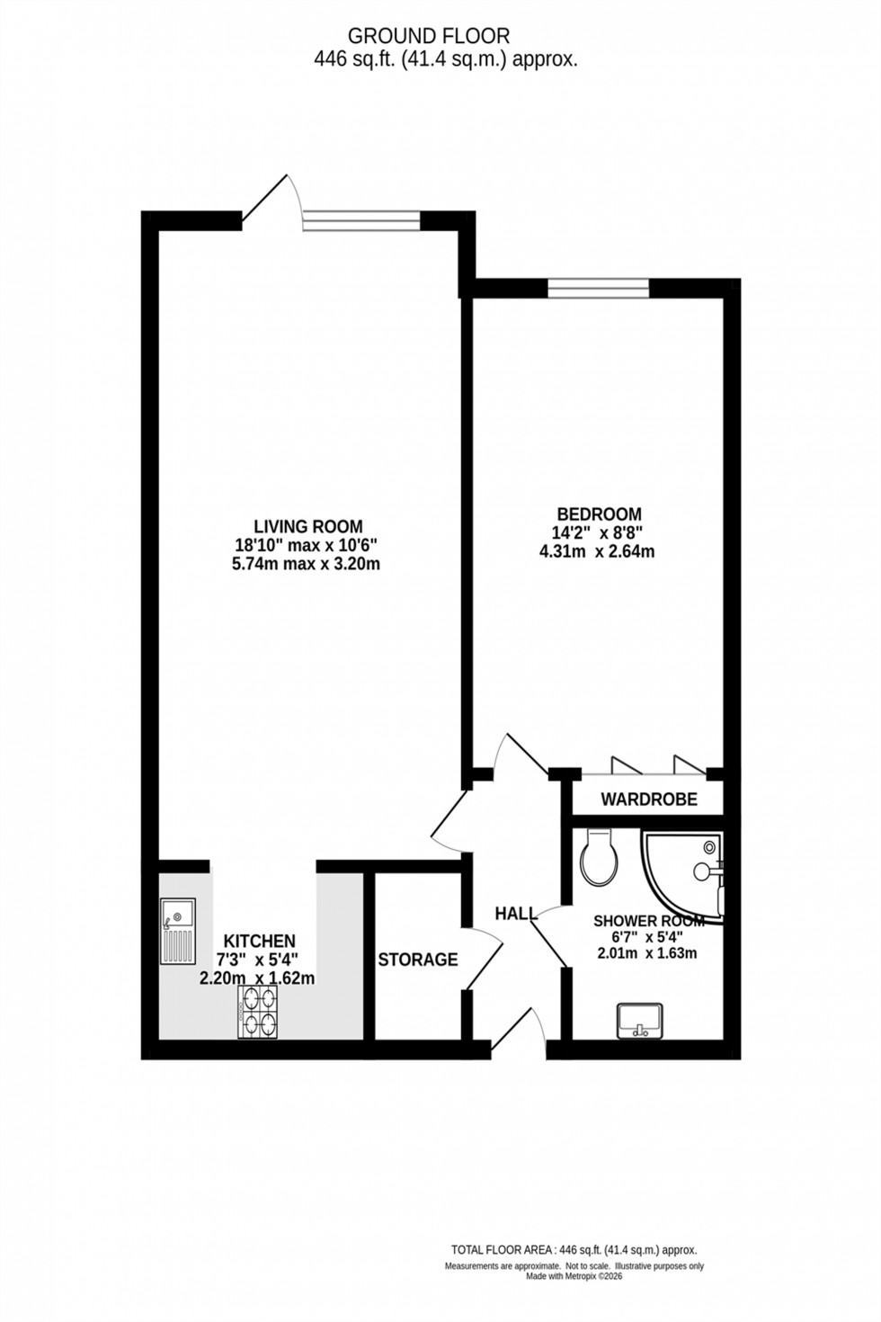 Floorplan for Groby Road, Altrincham, WA14