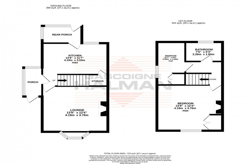 Floorplan for Carrington Lane, Carrington, M31