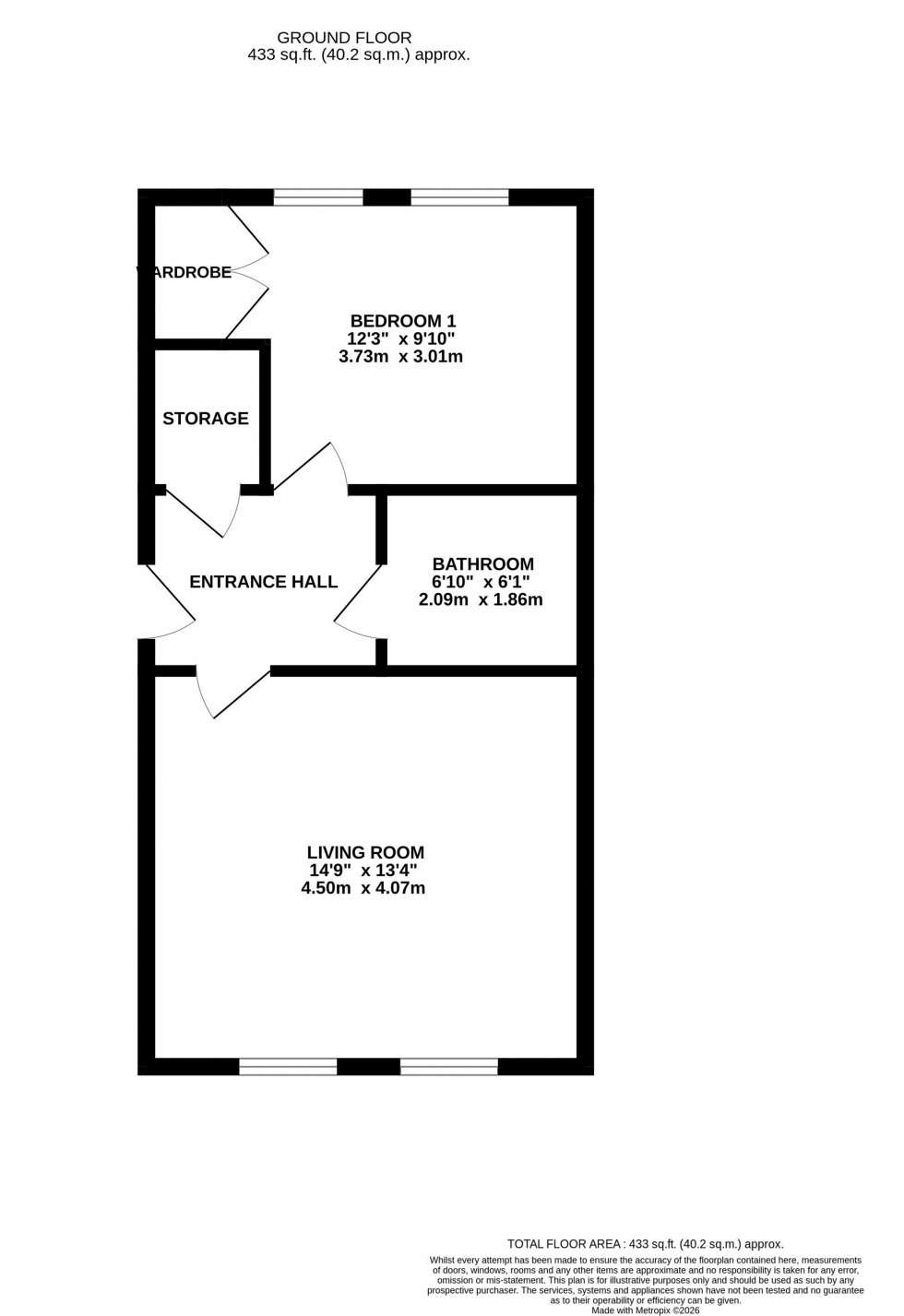 Floorplan for Farcroft Close, Lymm, WA13
