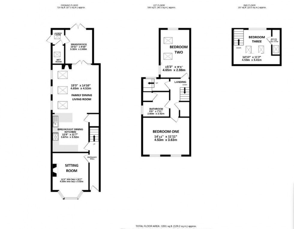 Floorplan for Brown Heath Road, Waverton, CH3