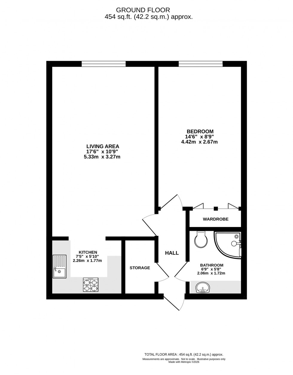 Floorplan for Derby Road, Tatton Court, SK4