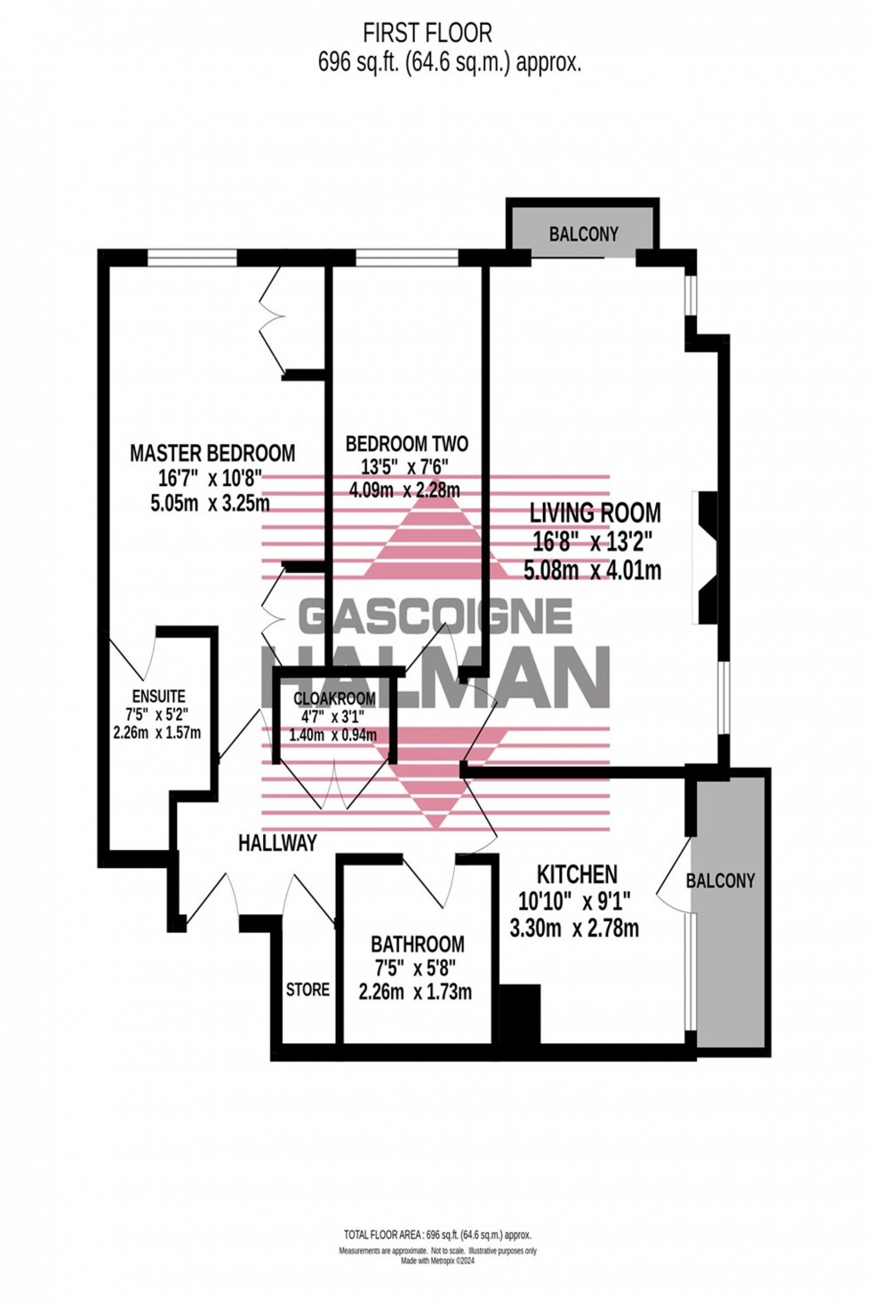 Floorplan for Glenbourne Park, Bramhall, SK7