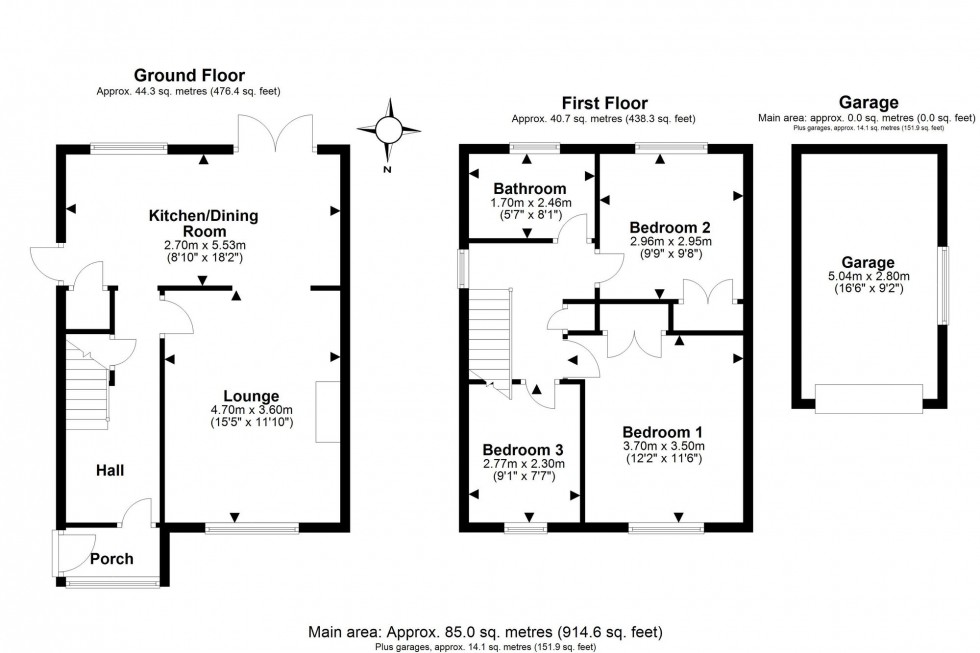 Floorplan for Blue Hatch, Frodsham, WA6
