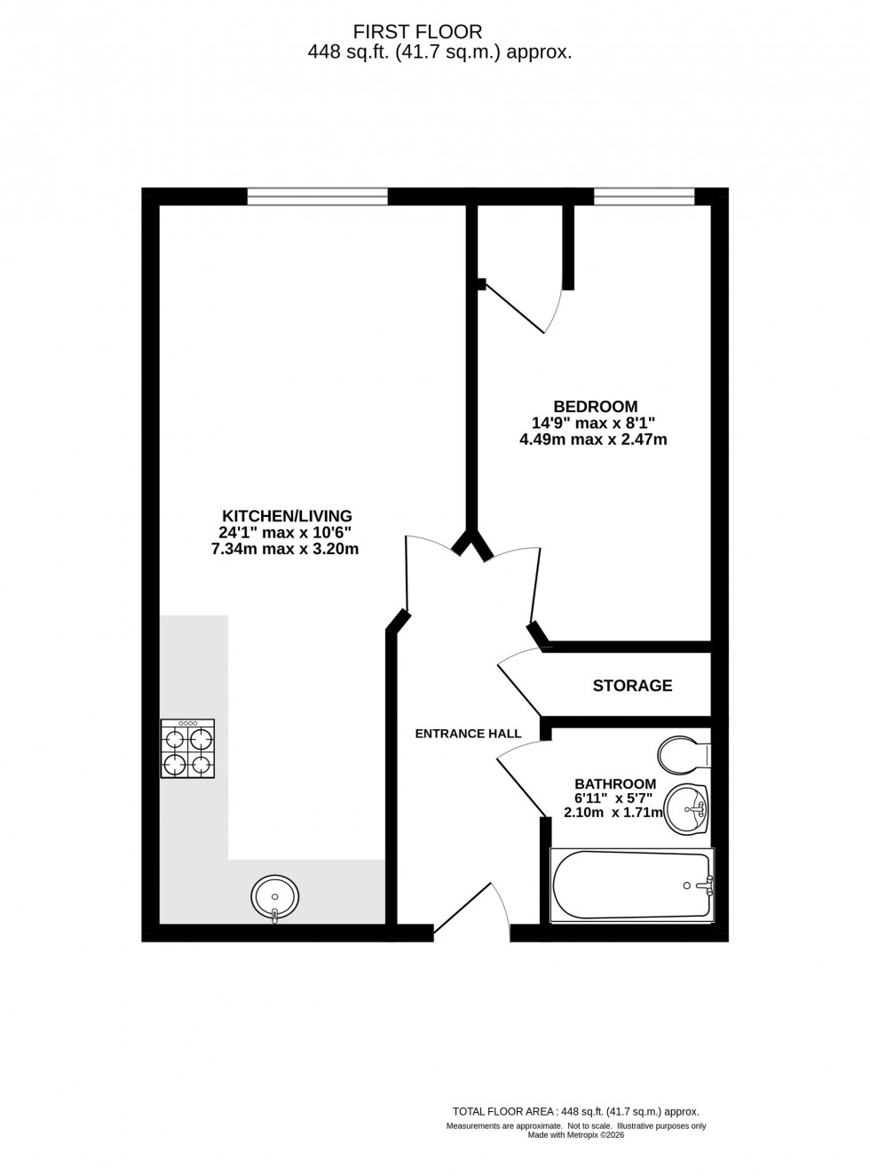 Floorplan for Elphins Drive, Beaumont Court, WA4