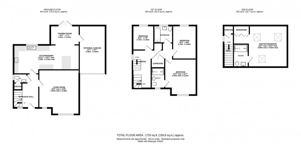 Floorplan for John Ford Way, Arclid, CW11