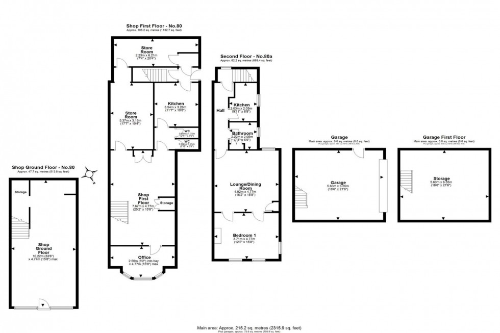 Floorplan for Church Street, Frodsham, WA6