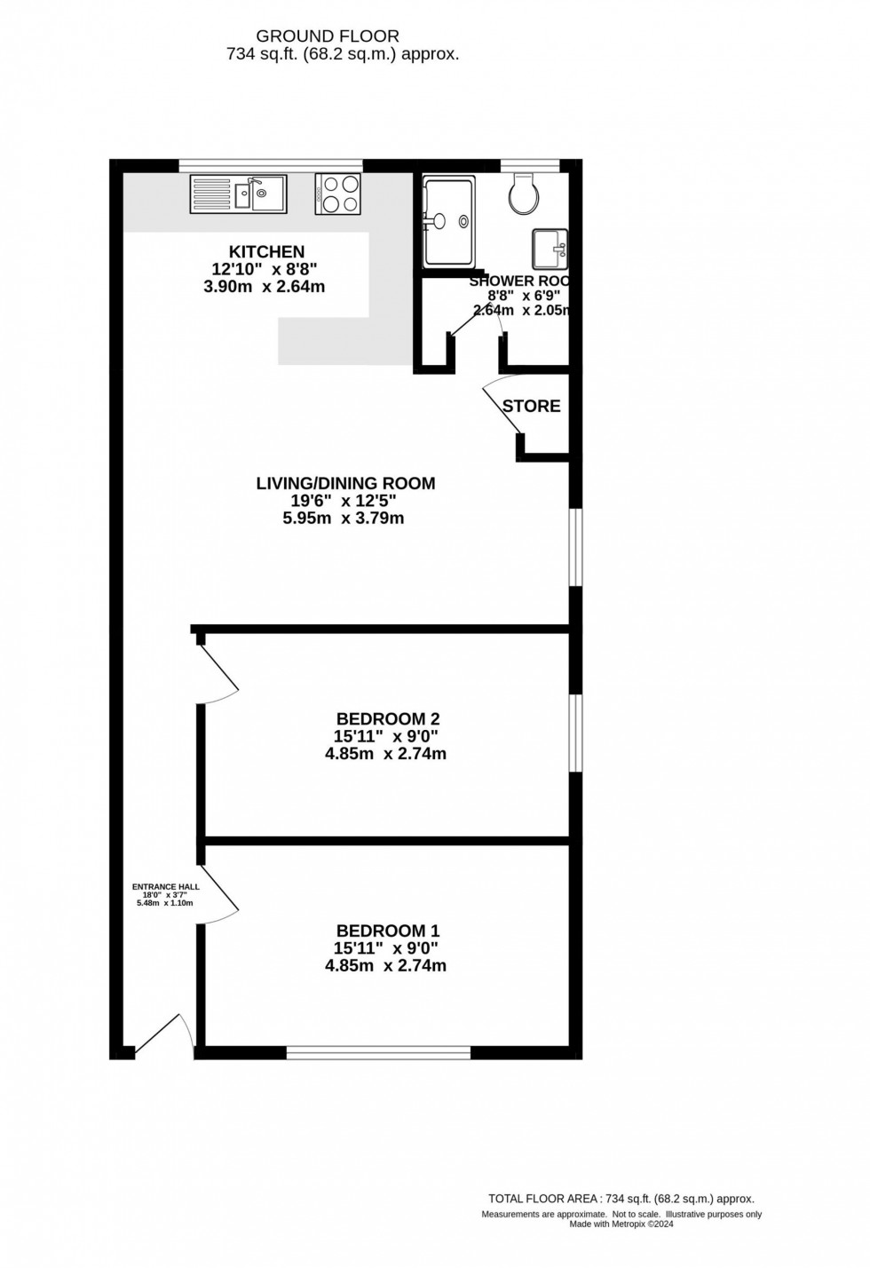 Floorplan for Parrs Wood Road, East Didsbury, M20