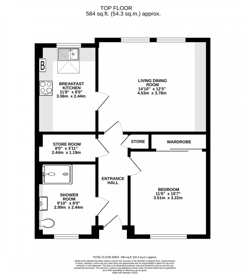 Floorplan for Church Street, Carrs Court Church Street, SK9