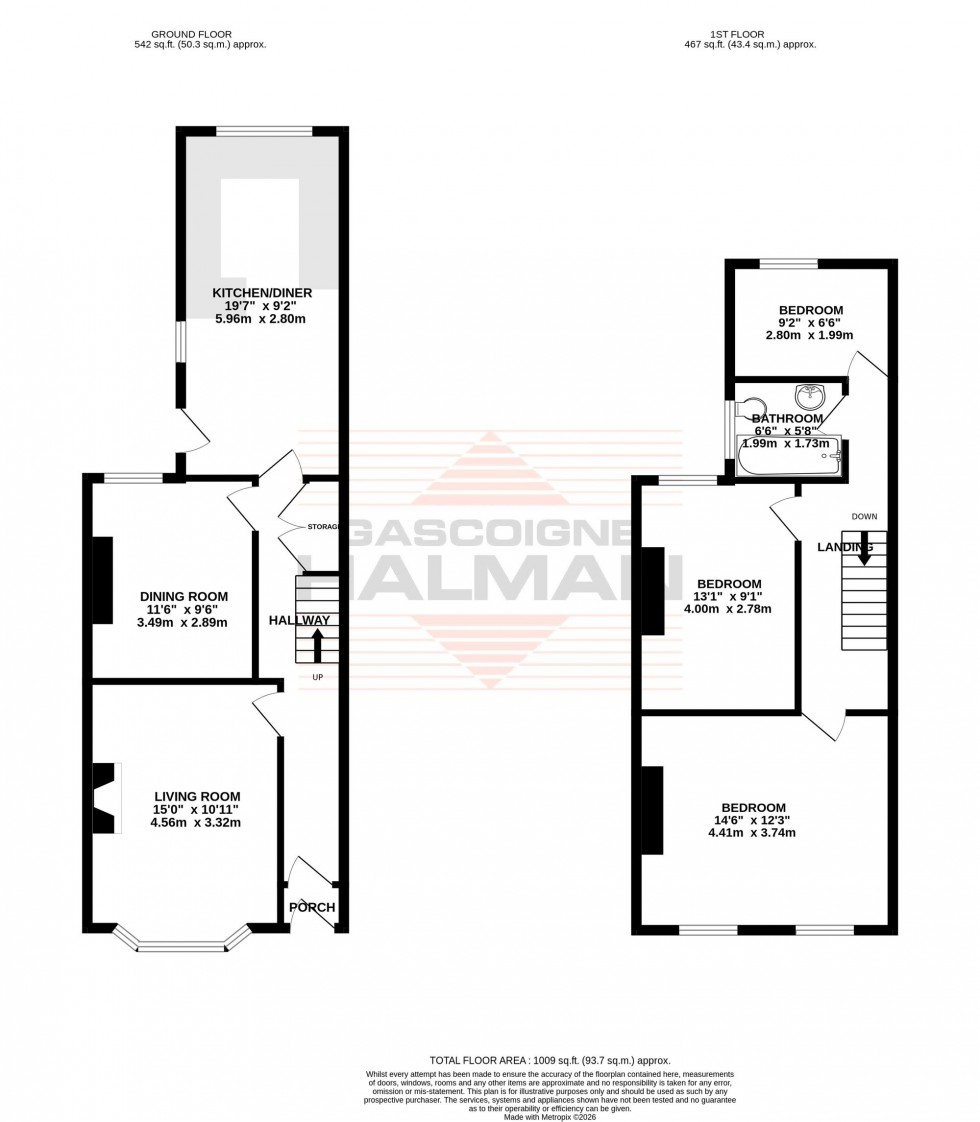 Floorplan for Glen Avenue, Sale, M33