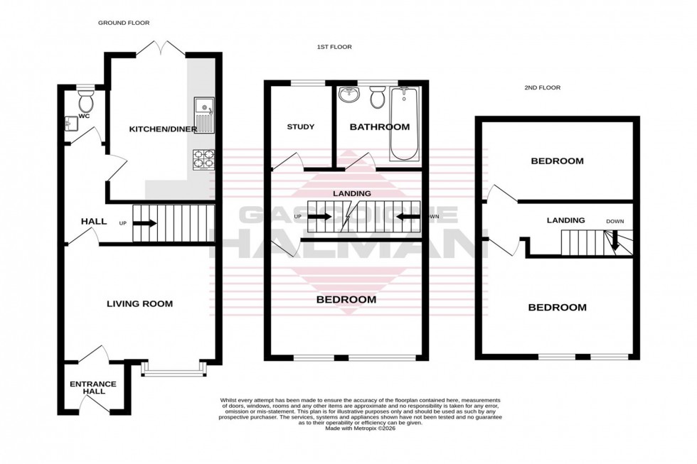 Floorplan for Jenner Road, Manchester, M22