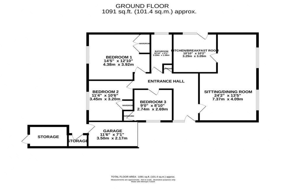 Floorplan for Cherryfields Road, Macclesfield, SK11