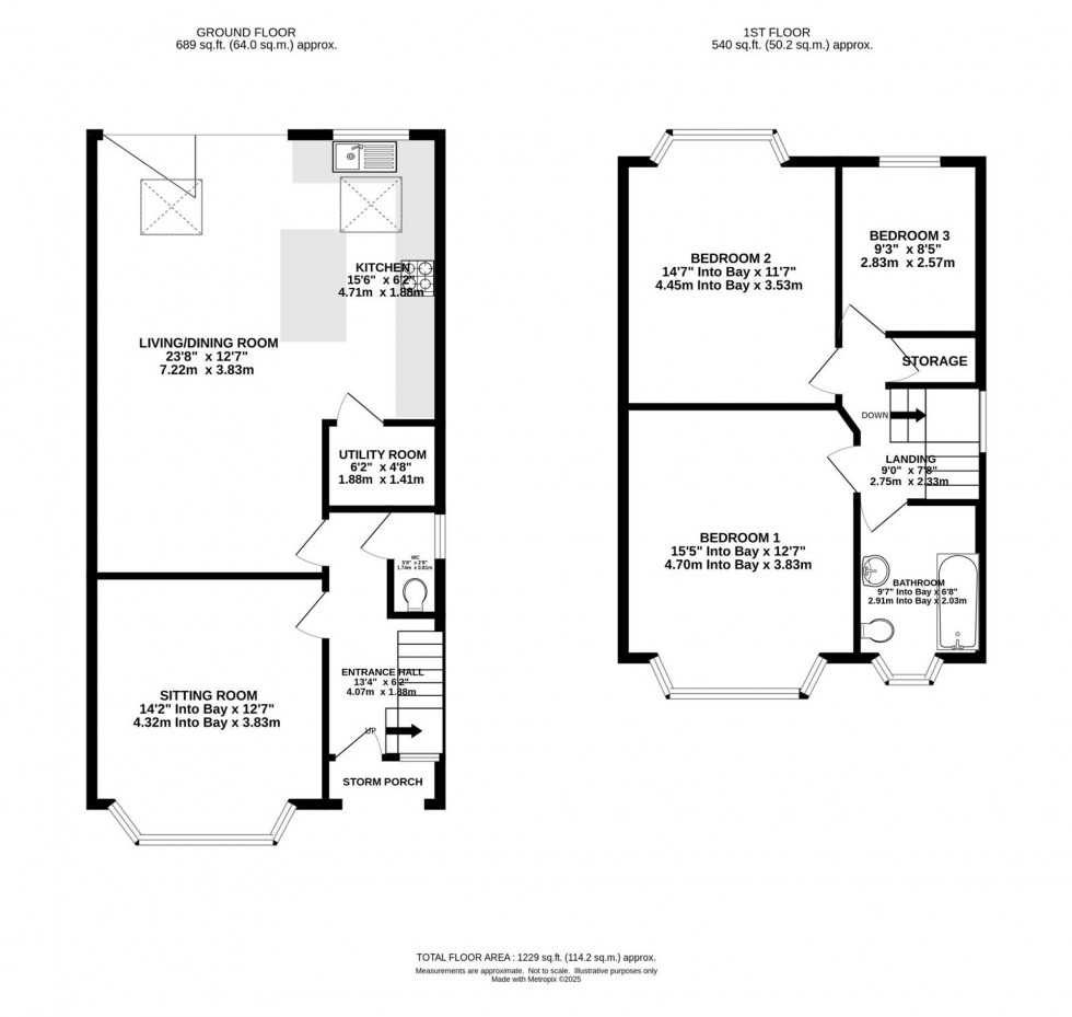 Floorplan for Wilmslow Road, Didsbury, M20