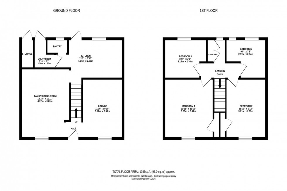 Floorplan for Crescent Road, Alderley Edge, SK9