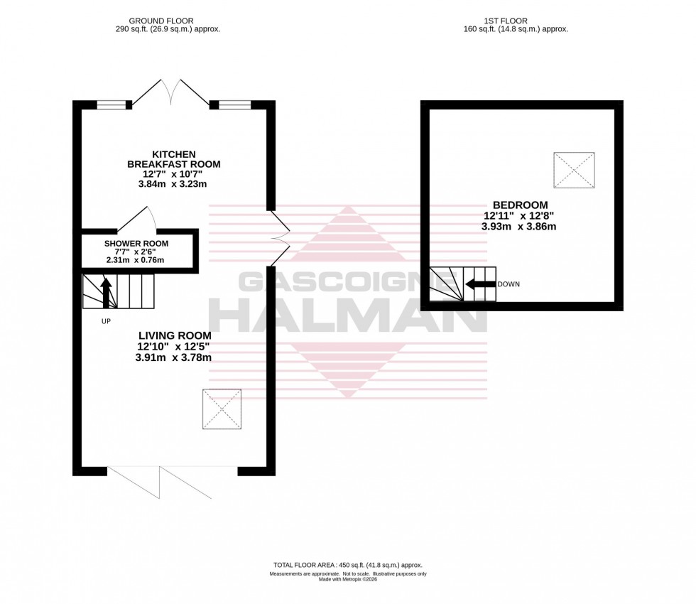 Floorplan for St. Michaels Avenue, Bramhall, SK7
