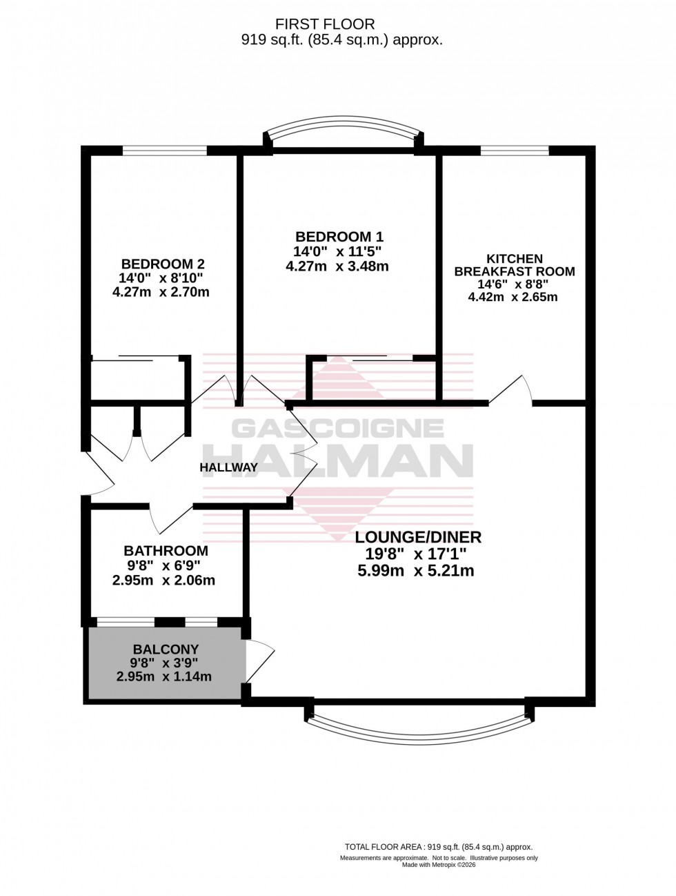 Floorplan for Ladybrook Road, Bramhall, SK7