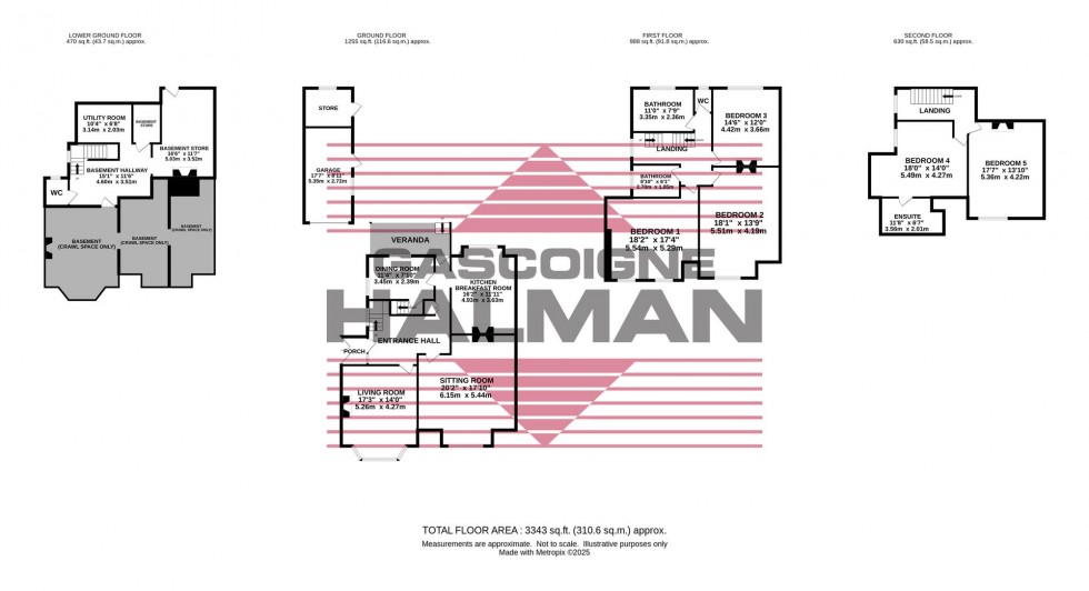 Floorplan for Clifton Park Road, Stockport, SK2