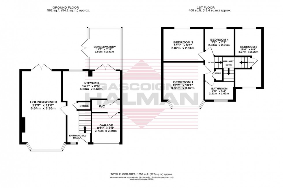 Floorplan for Newbury Close, Cheadle Hulme, SK8