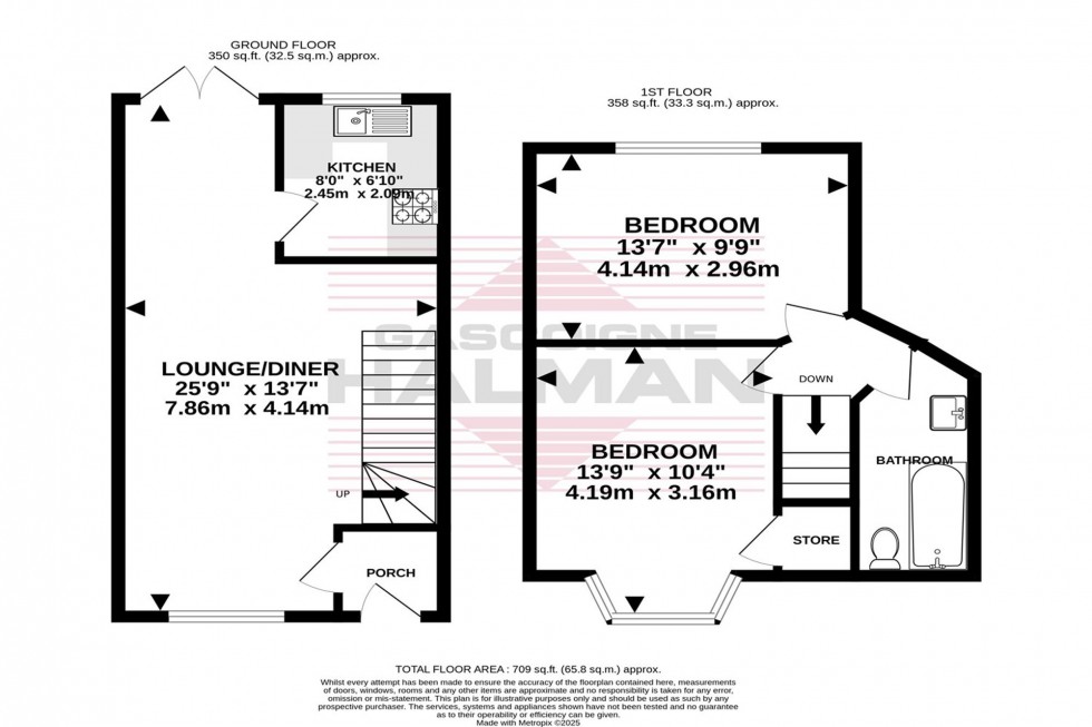 Floorplan for Turnbury Road, Manchester, M22