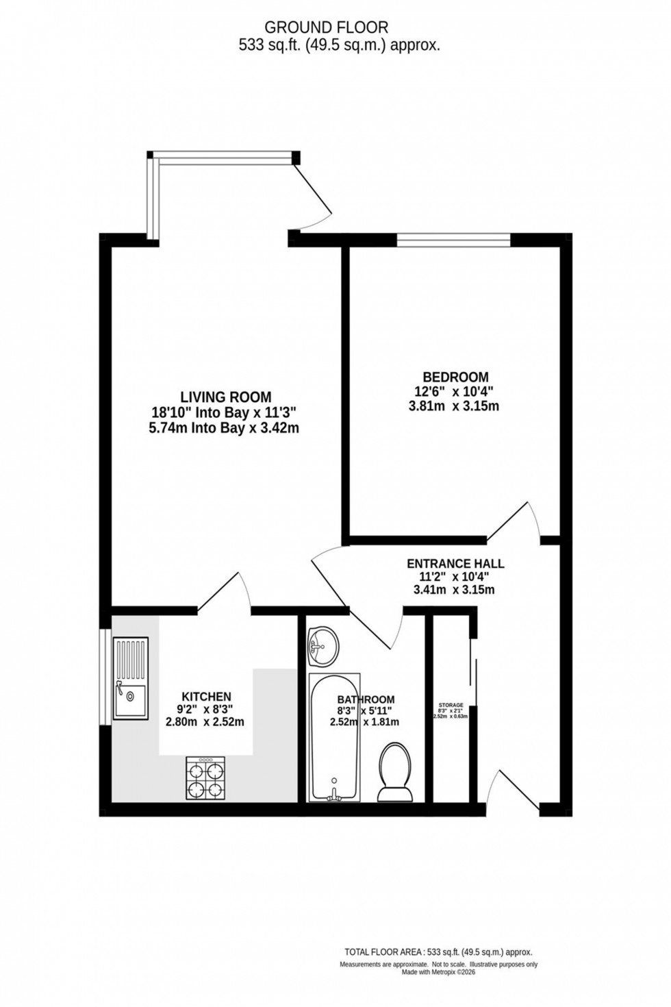 Floorplan for Aldborough Close, Andrew Court Aldborough Close, M20