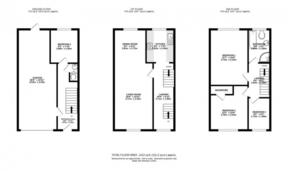 Floorplan for Willow Bank, Manchester, M14