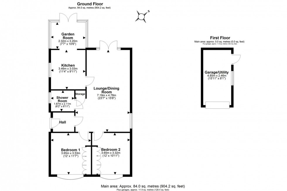 Floorplan for Cambridge Gardens, Helsby, WA6