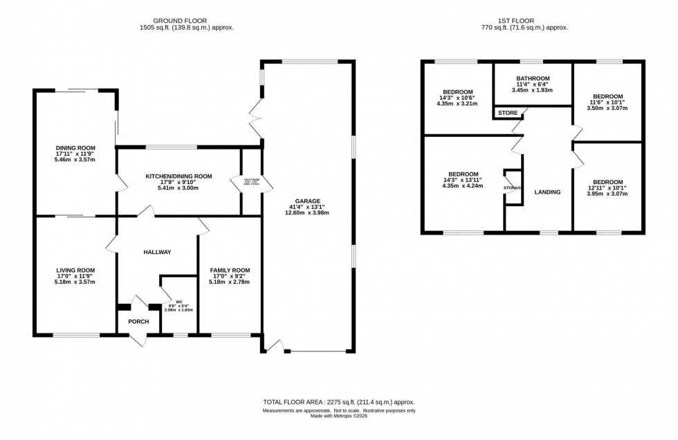 Floorplan for Clement Road, Marple Bridge, SK6
