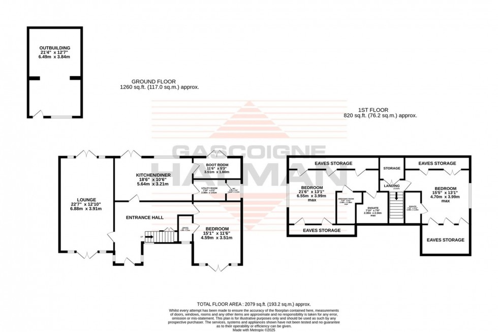 Floorplan for Little Ees Lane, Sale, M33