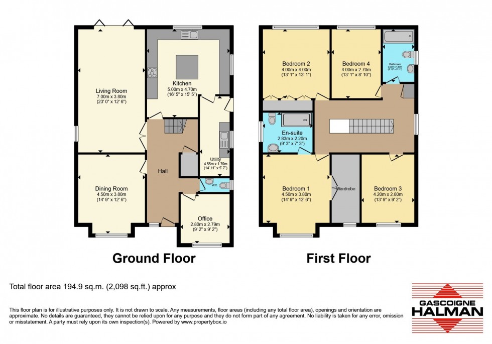 Floorplan for 33A Ash House Lane, Little Leigh, CW8