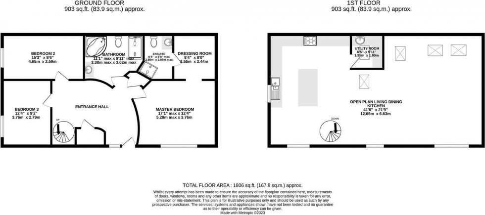 Floorplan for Old Hall Lane, Over Tabley, WA16