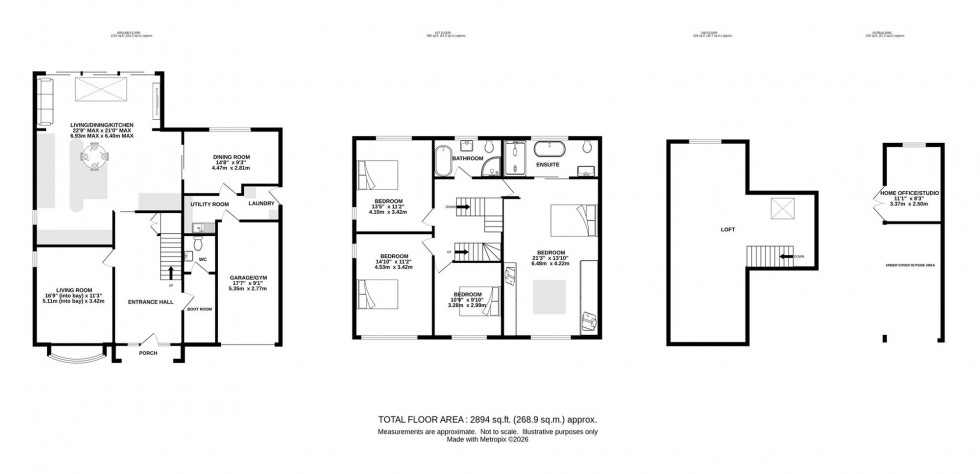 Floorplan for Malt Kiln Road, Plumley, WA16