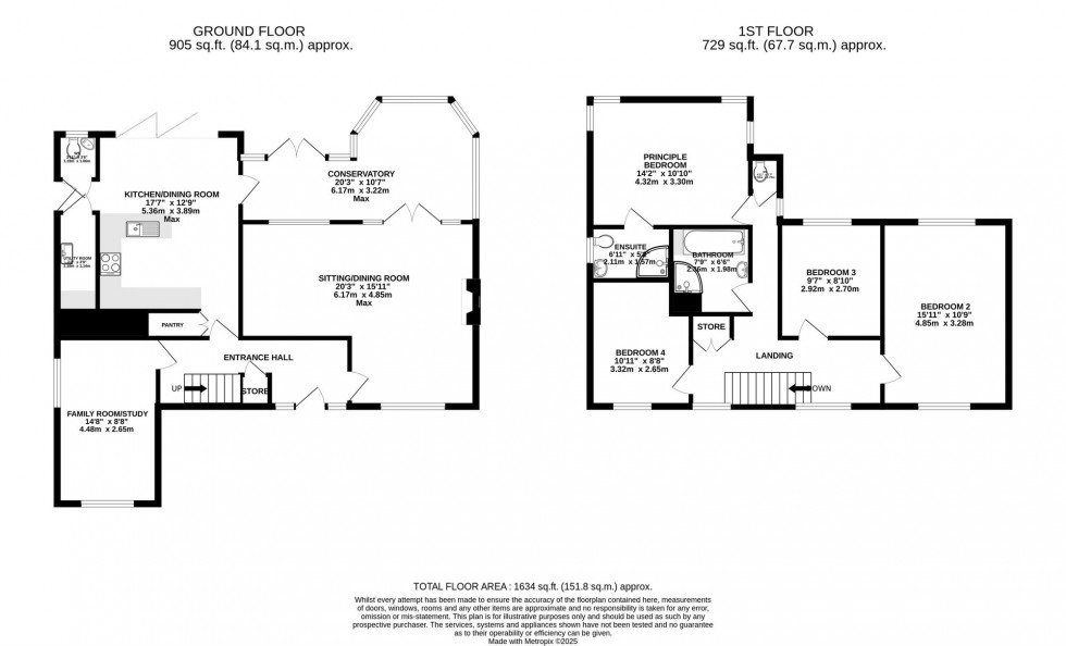 Floorplan for Eden Close, Wilmslow, SK9