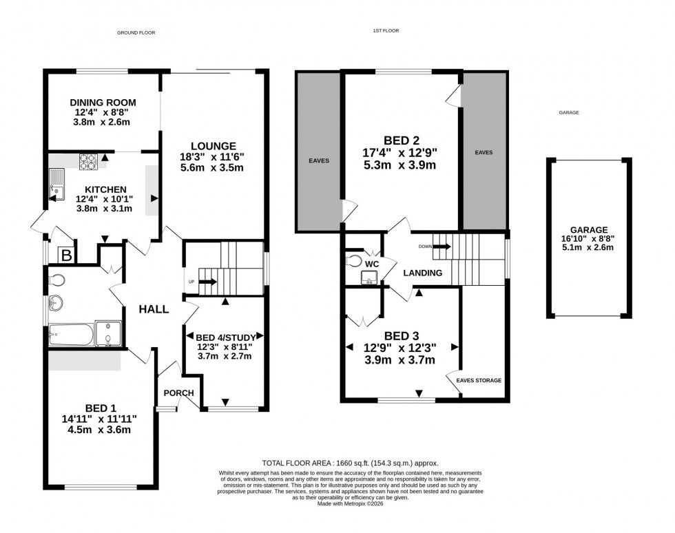 Floorplan for Chapel Lane, Hale Barns, WA15