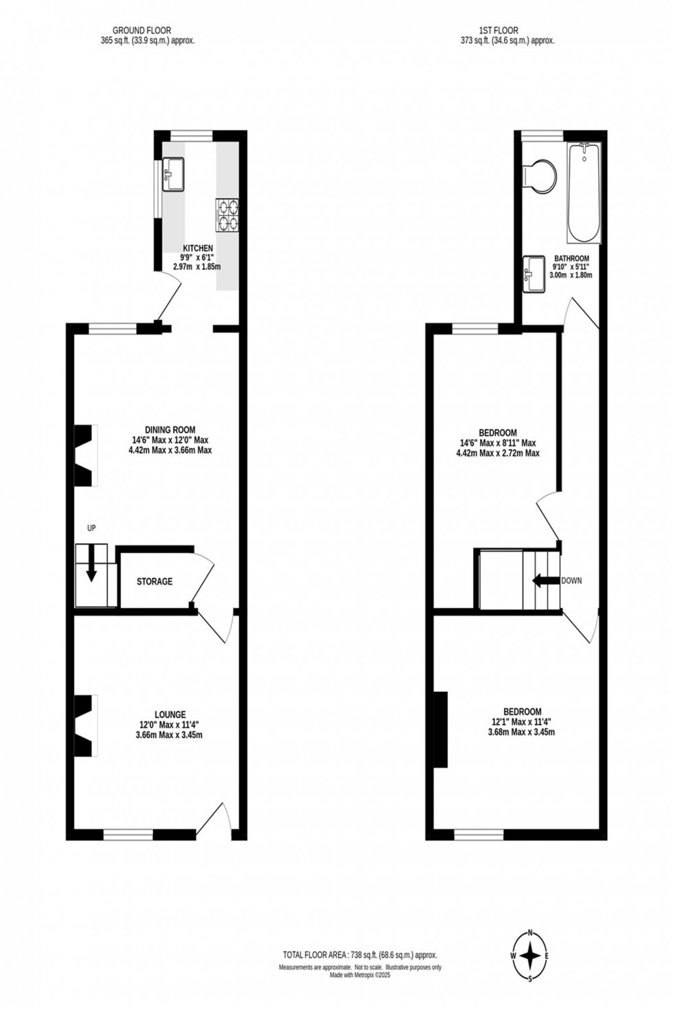 Floorplan for London Road, Holmes Chapel, CW4
