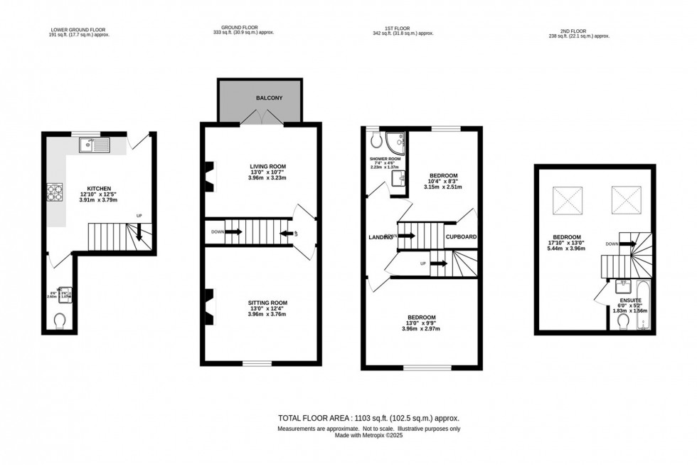 Floorplan for Kinder Road, Hayfield, SK22