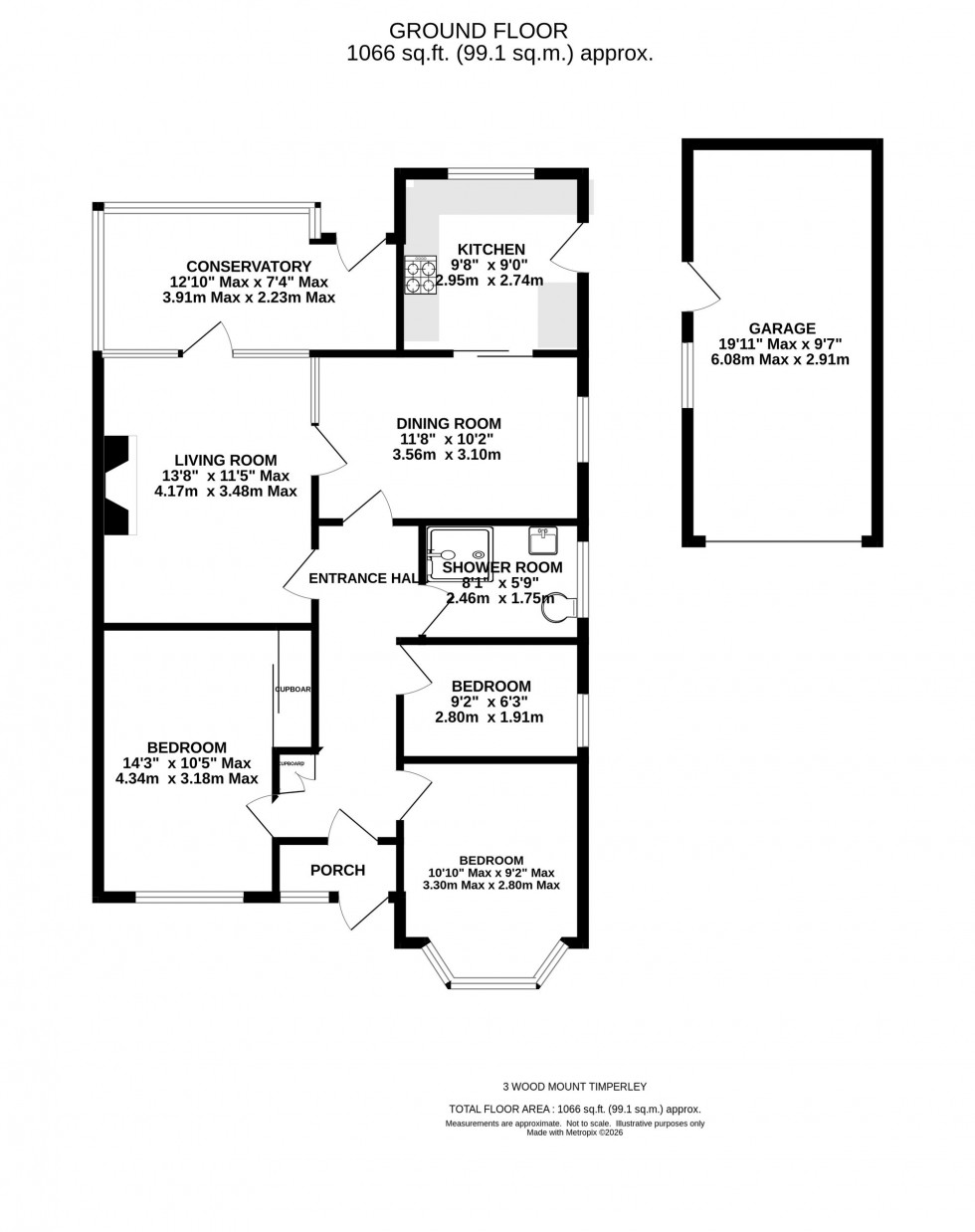 Floorplan for Wood Mount, Timperley, WA15
