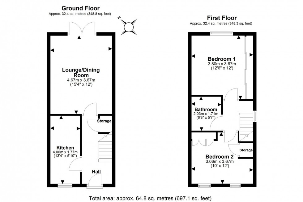 Floorplan for Hawthorne Road, Frodsham, WA6