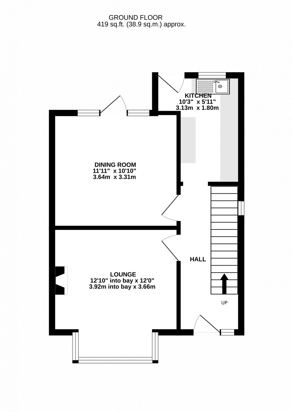 Floorplan for Holmfield, Buxton, SK17