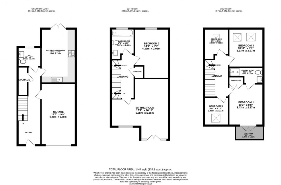 Floorplan for Primrose Way, Wilmslow, SK9
